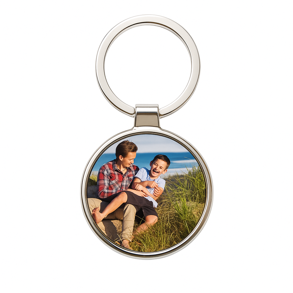 Sleutelhanger met foto - Rechthoek, Hart, Rond