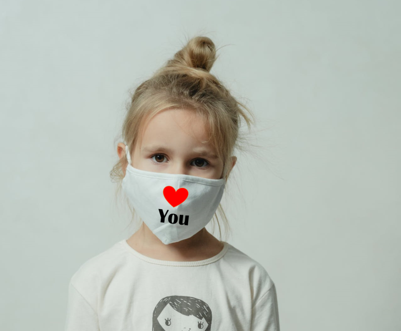 Love You - Lief Mondkapje