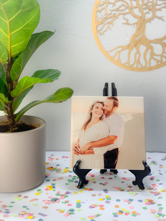 Tegeltje bedrukken - Tegeltje met tekst, foto of logo